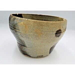 Handmade Ceramic Planter Student Mishap? Unique Misshapen Pottery